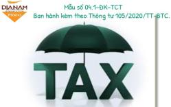 Mẫu số 04.1-ĐK-TCT: tờ khai đăng ký thuế